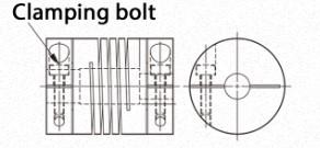 Diagram of clamping bolt