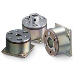 Electromagnetic (E.M.) Micro-Brakes resist torque mechanically by utilizing electromagnetic force to engage a mechanical friction disc. An input shaft is connected to the rotating portion of the brake (armature).