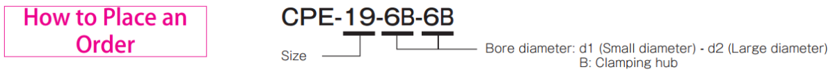 Shaft Couplings CPE-29  Diagram